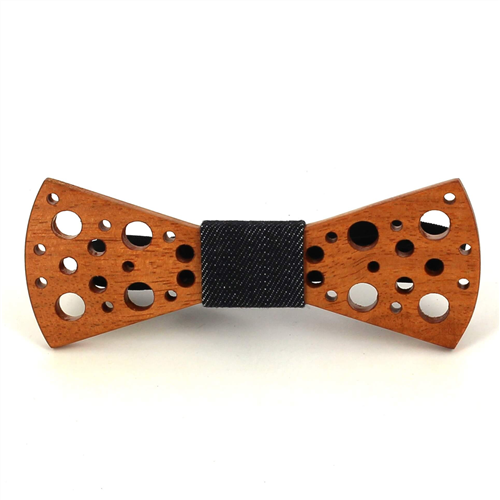 Small Dots Wooden Bow Tie
