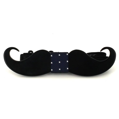 Mustache Wooden Bow Tie