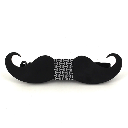 Mustache Wooden Bow Tie