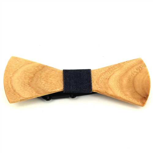 Wooden Cone Bow Tie