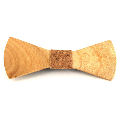 Wooden Cone Bow Tie