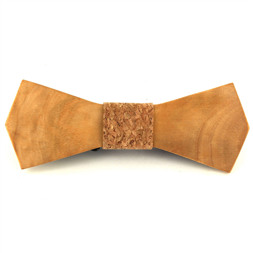 Deltoid Wood Bow Tie