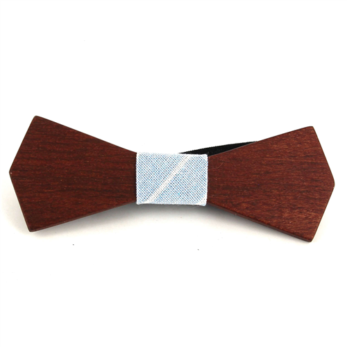 Deltoid Wooden Bow Tie