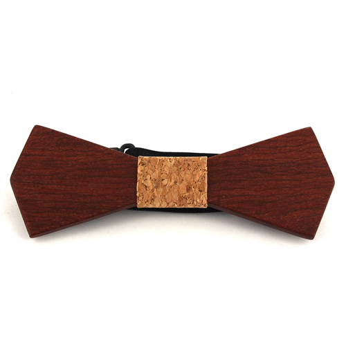 Deltoid Wooden Bow Tie