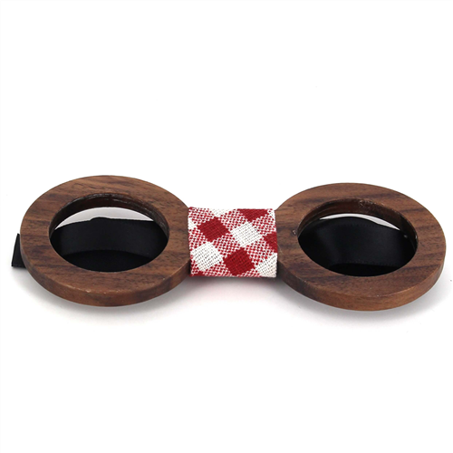 Wooden Bow Tie Glasses