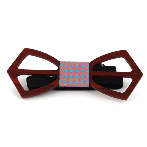 Hollow Arch Wooden Bow Tie