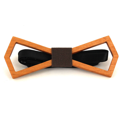 Hollow Deltoid Wooden Bow Tie