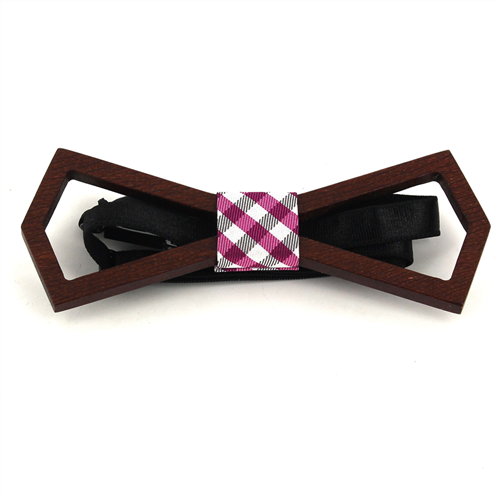 Hollow Deltoid Wooden Bow Tie