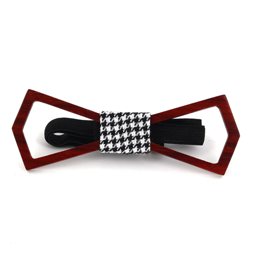 Hollow Deltoid Wooden Bow Tie