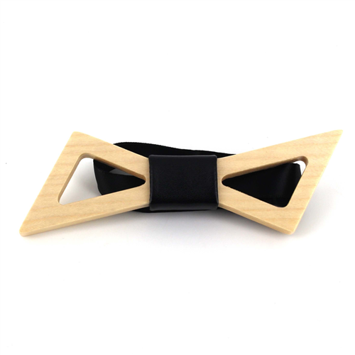 Hollow Wood Bow Tie