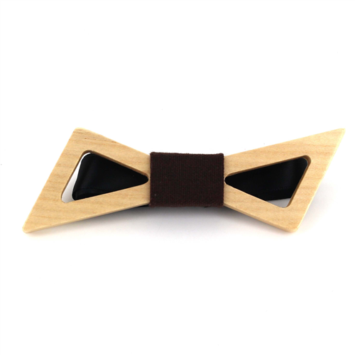 Hollow Wood Bow Tie