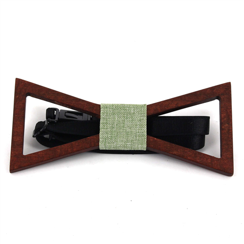 Triangular Hollow Wooden Bow Tie