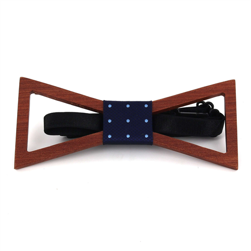 Triangular Hollow Wooden Bow Tie