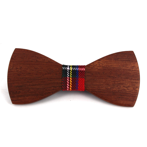 Solid Wood Bow Tie