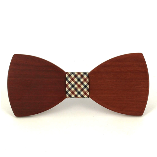 Solid Wood Bow Tie