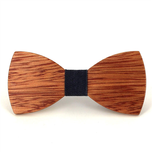 Smooth Wood Bow Tie