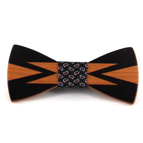 Painted Wooden Bow Tie