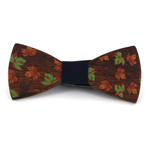 Painted Wooden Bow Tie