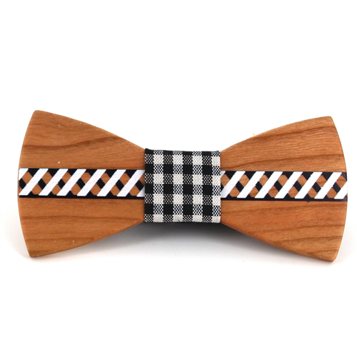 Painted Wood Bow Tie