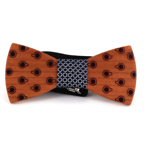 Painted Wooden Bow Tie