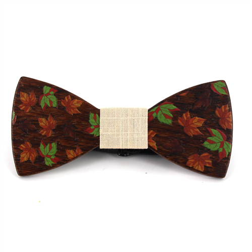 Painted Wooden Bow Tie