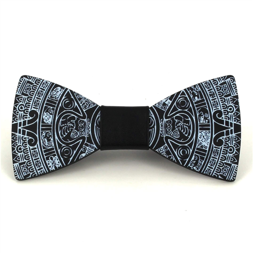 Hand-Painted Wooden Bow Tie