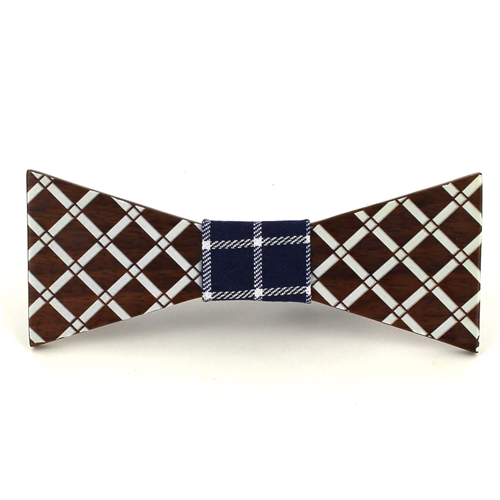 Painted Wooden Bow Tie