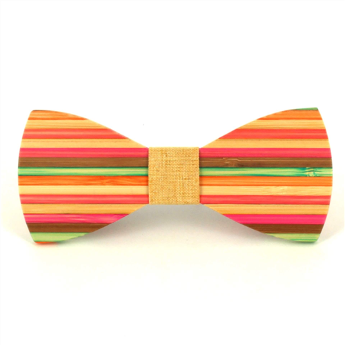 Painted Wooden Bow Tie