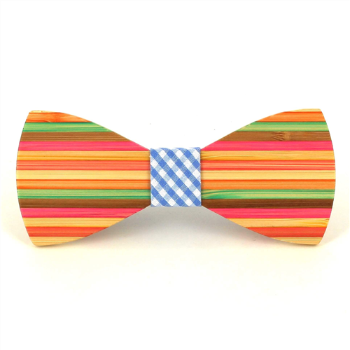 Painted Wooden Bow Tie