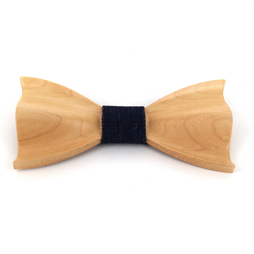 Textured Wood Bow Tie