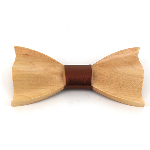 Textured Wood Bow Tie