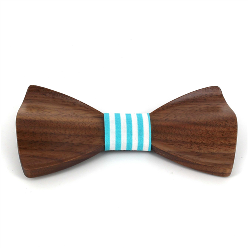 Textured Wood Bow Tie