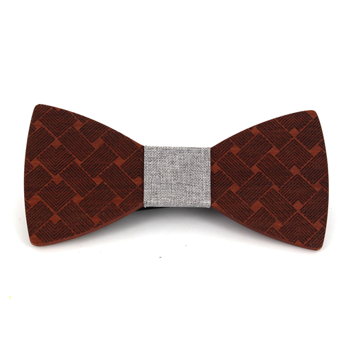Wooden Bow Tie Strokes