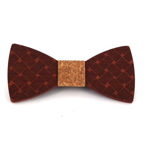 Wooden Bow Tie - Strokes