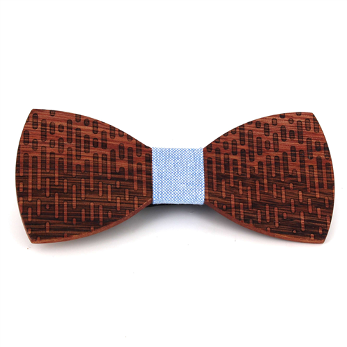 Wooden Bow Tie - Strokes