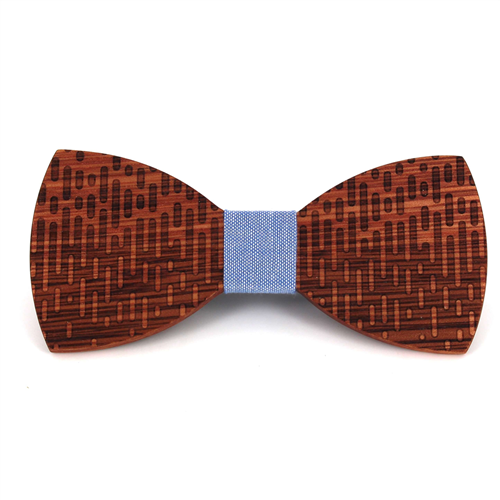 Wooden Bow Tie Strokes