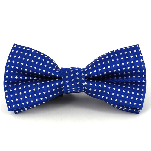 Children's Blue Polka Dot Bow Tie