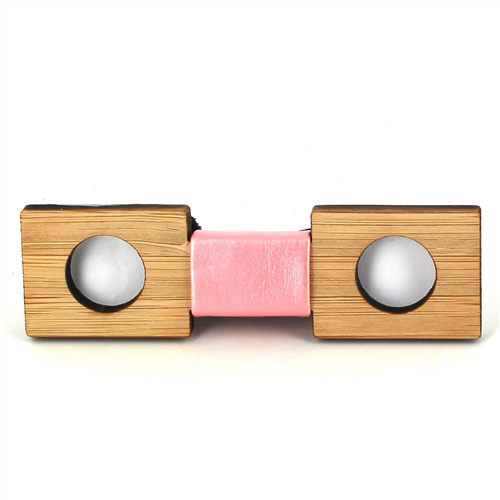 Children's Bamboo Hollow Circle Bow Tie