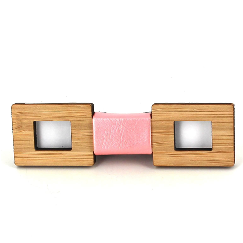 Bamboo Hollow Square Kids Bow Tie