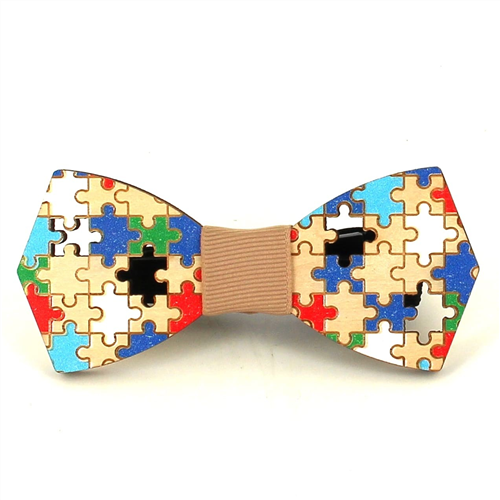 Bamboo Puzzle Kids Bow Tie