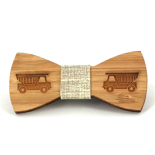 Bamboo Tipping Kids' Bow Tie