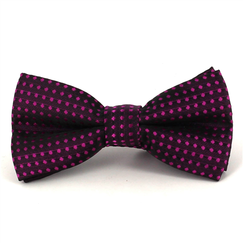 Children's Black Polka Dot Bow Tie
