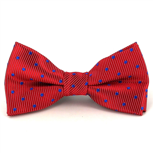 Children's Red Polka Dot Bow Tie