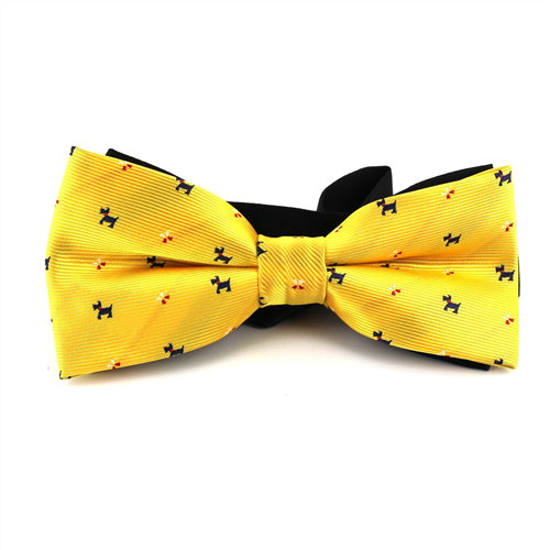 Yellow Dogs Bow Tie