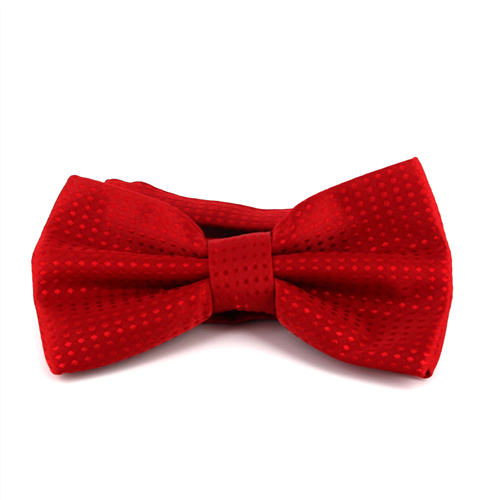 Red Bow Tie with Red Dots