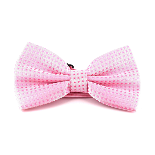 Pink Bow Tie with Pink Dots