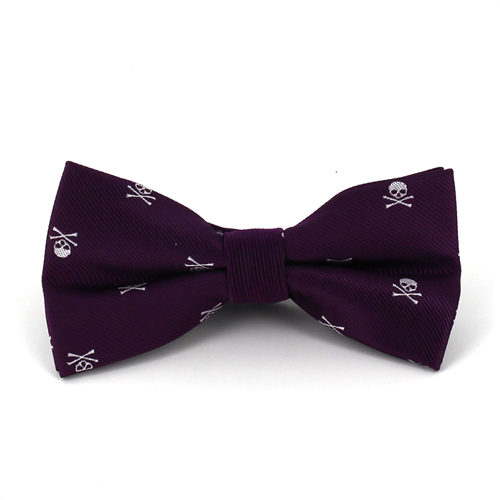 Purple Skull Bow Ties