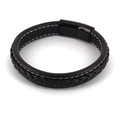Dark Brown Leather Cord Bracelet