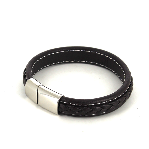 Dark Brown Leather Cord Bracelet I