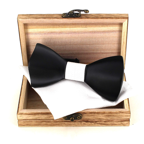 Wooden Bow Tie Set